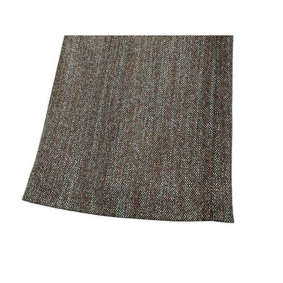 16 Yansi Fugel Tweed Lined Wool Blend Pants Blue Button Zip - Picture 6 of 15